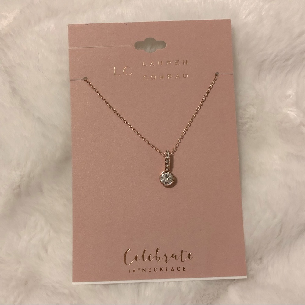 Lauren ConRad Rose Gold Necklace